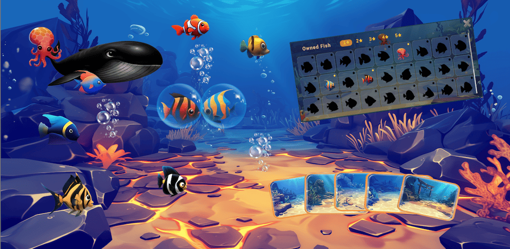 Merge Fish Collection : Idle Aquarium 배너